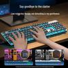 EWEADN GX710 Silent Multi-Mode Mechanical-Feel Keyboard & Mouse Combo