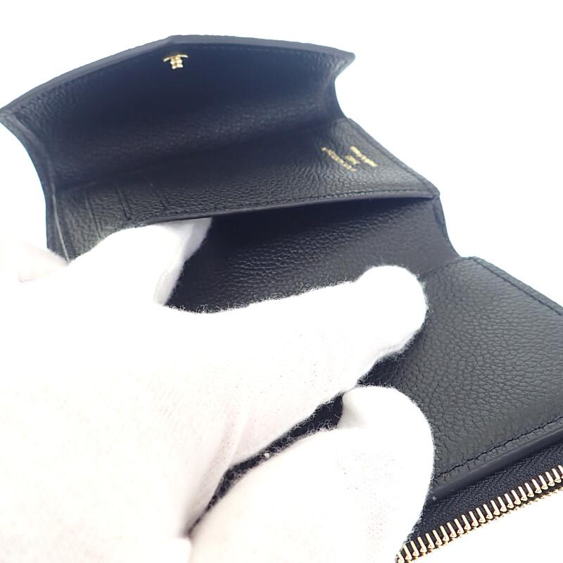 LOUIS VUITTON  M64060 Tri-fold wallet Noir Monogram Ann Platt Women