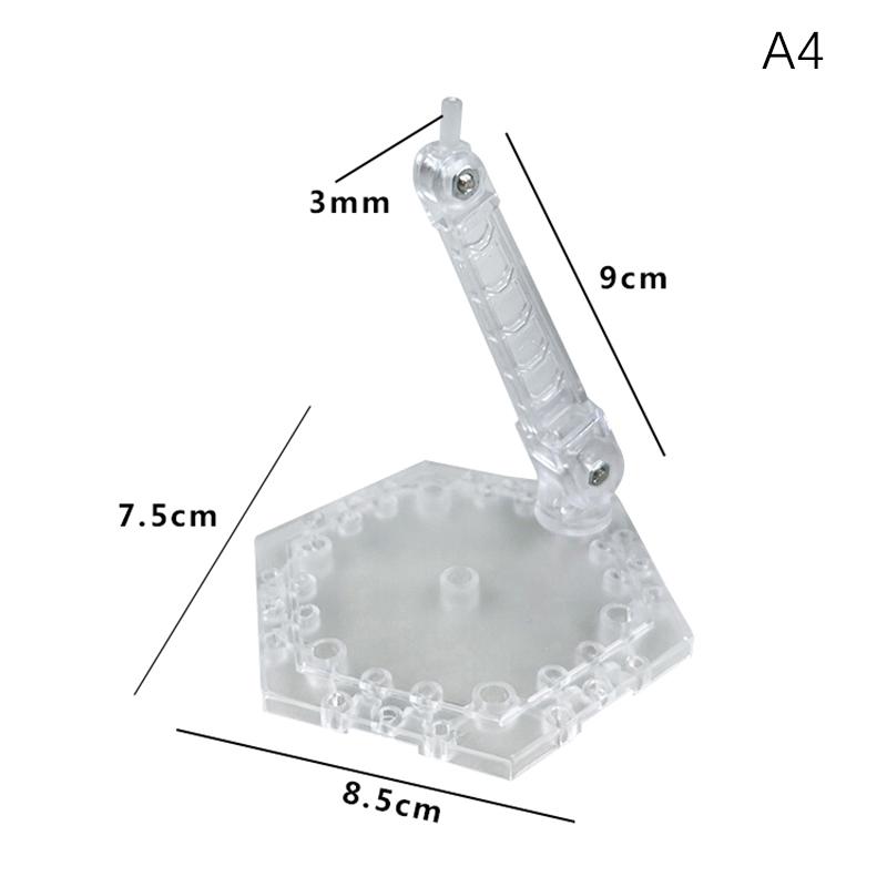 Innovativer und praktischer handgefertigter Puppen-DIY-Halter Actionfigur Modell Basis Displayständer Schwarze Halterung für 1/144 Hg Rg