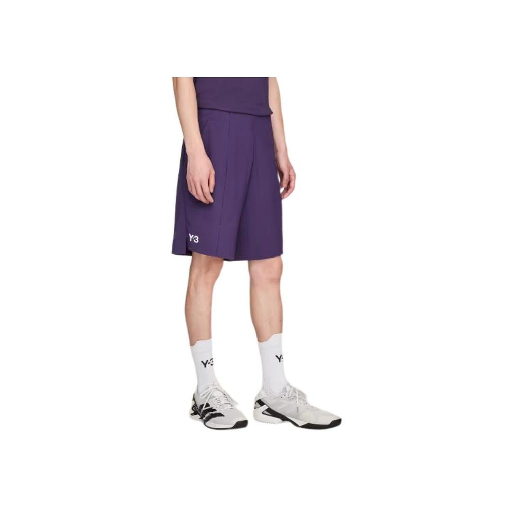 Y-3 FW25 Tennis Series Side Slit Logo Comfortable Casual Shorts Men shorts JN2996