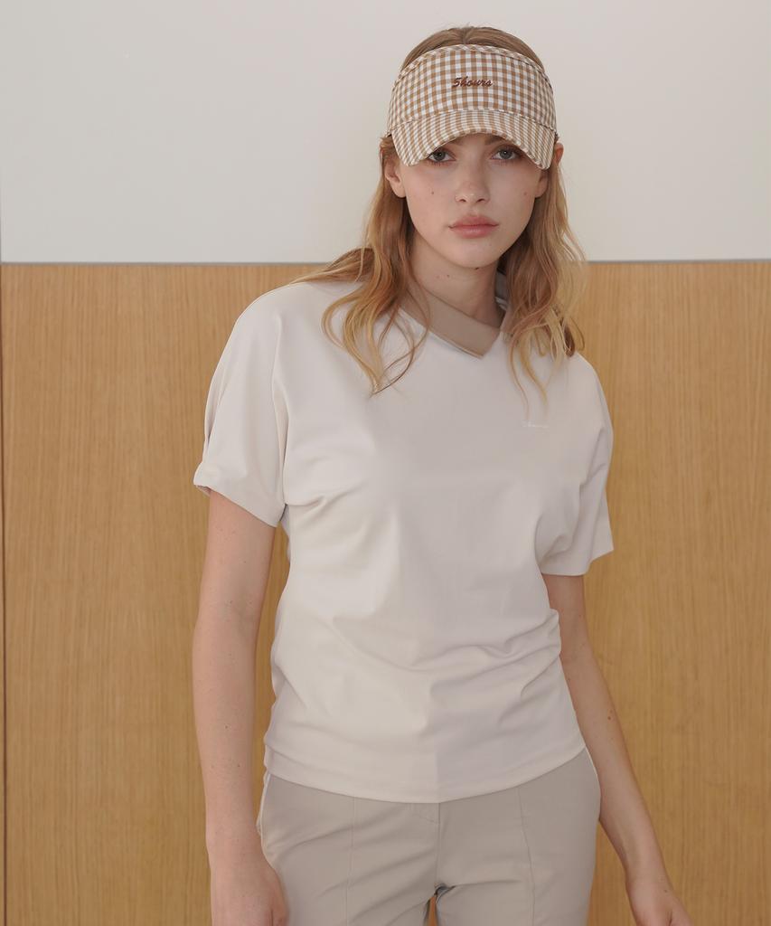 Five Hours Volume Raglan Collar-T _ Ivory