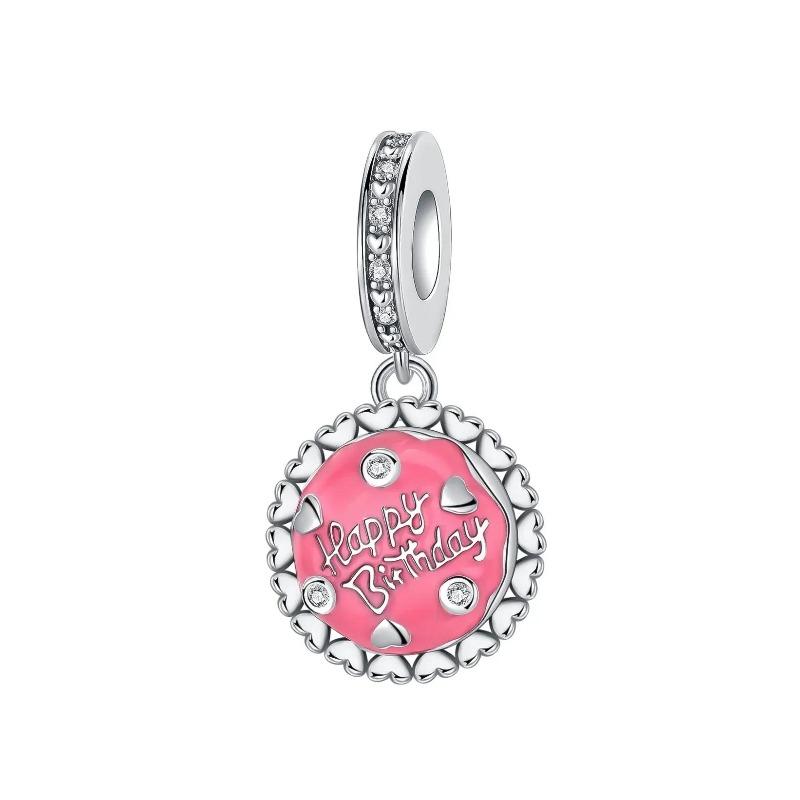 Copper Fashion Avocado Strawberry Cherry Fruit Series Charms Bead Fit Original Bracelets Diy Jewelry Making