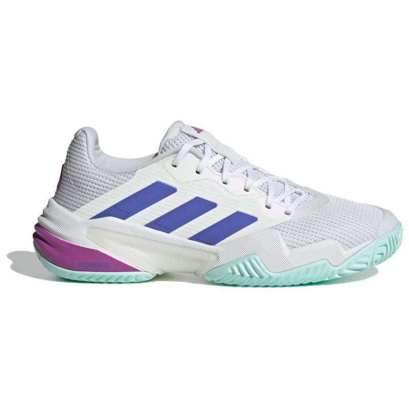 Adidas Barricade 13 Cloud White Cobalt Blue Purple Burst Women's Sneakers IF9130