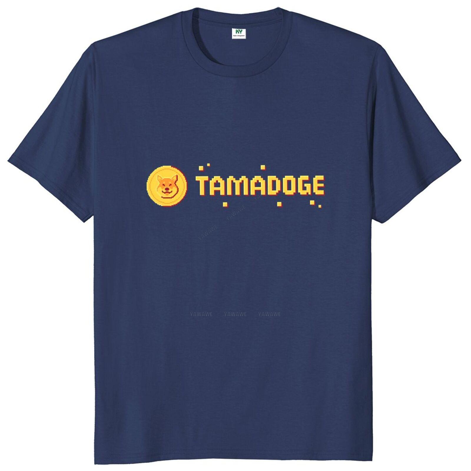

Men tops Tamadoge T Shirt Meme Coin Crypto Token Geek Gift Teeshirt black Cotton Unisex Summer Casual Soft Tshirts S