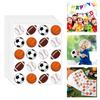 Pack of 10 Creative Athletic Party Decoration Sticker for Sports Enthusiasts Theme Event Sports Ball Sticker