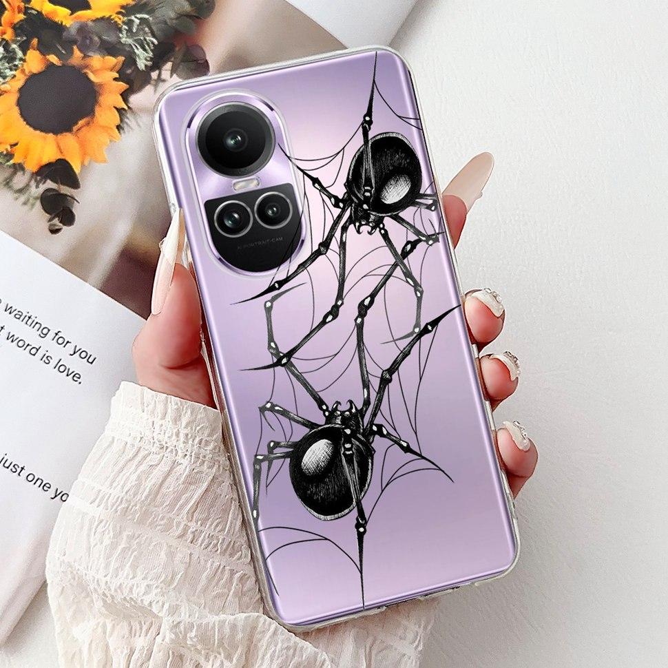 For OPPO Reno10 5G Case CPH2531 Luxury Cat Cartoon Cover Clear Silicone Soft TPU Phone Case For OPPO Reno 10 Reno10 Back Covers