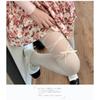 Japanese Jk Black Fake Thigh Pantyhose Autumn White Strap Bow Fake High Socks Splicing Socks Women