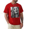 Kate Moss supermodel beauty portrait Long T-Shirt anime customs customizeds T-shirt summer top hippie clothes clothing