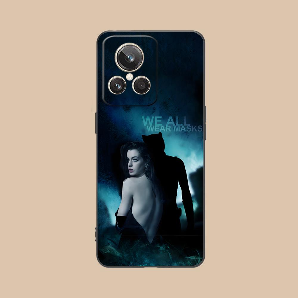 Anne Hathaway Handyhülle für Realme 15 14 13 12 11 10 9 Pro Plus T i Lite 5G Bunter Druck Cover Handys Hübsch