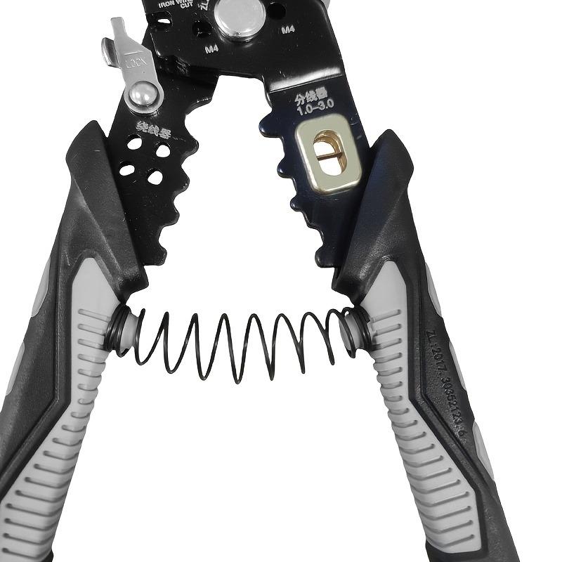 24-in-1 Multifunctional Wire Stripper, Needle-nosed Electrician'S Pliers, Labor-saving Cable Cutter and Stripper, Metal Material,for Wire Processing