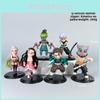 Demon Slayer Kimetsu No Yaiba Pvc Collectible Figures Pack With Chibi Character Display For Home Decor