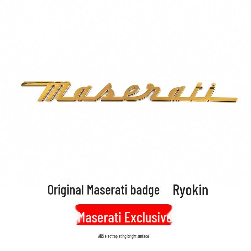 Maserati Levante, Quattroporte, Ghibli Kofferraumemblem für ältere Modelle