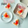 Triangular Rice Ball Squeeze Toy, Anxiety Relief Egg Yolk Rice Ball Toy, Home Office Workers Hand Relaxation Sensory Toy