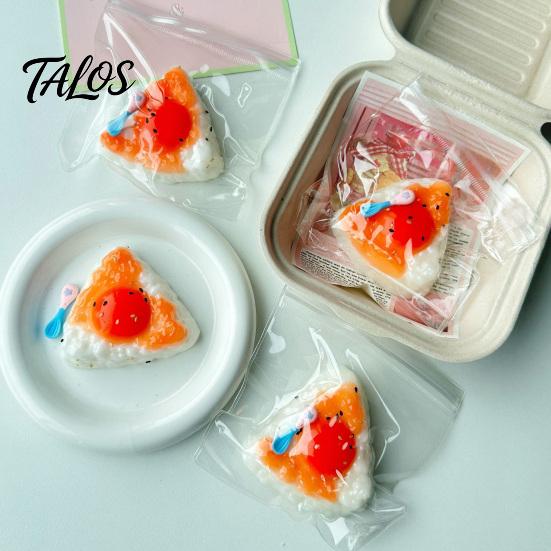 Triangular Rice Ball Squeeze Toy, Anxiety Relief Egg Yolk Rice Ball Toy, Home Office Workers Hand Relaxation Sensory Toy