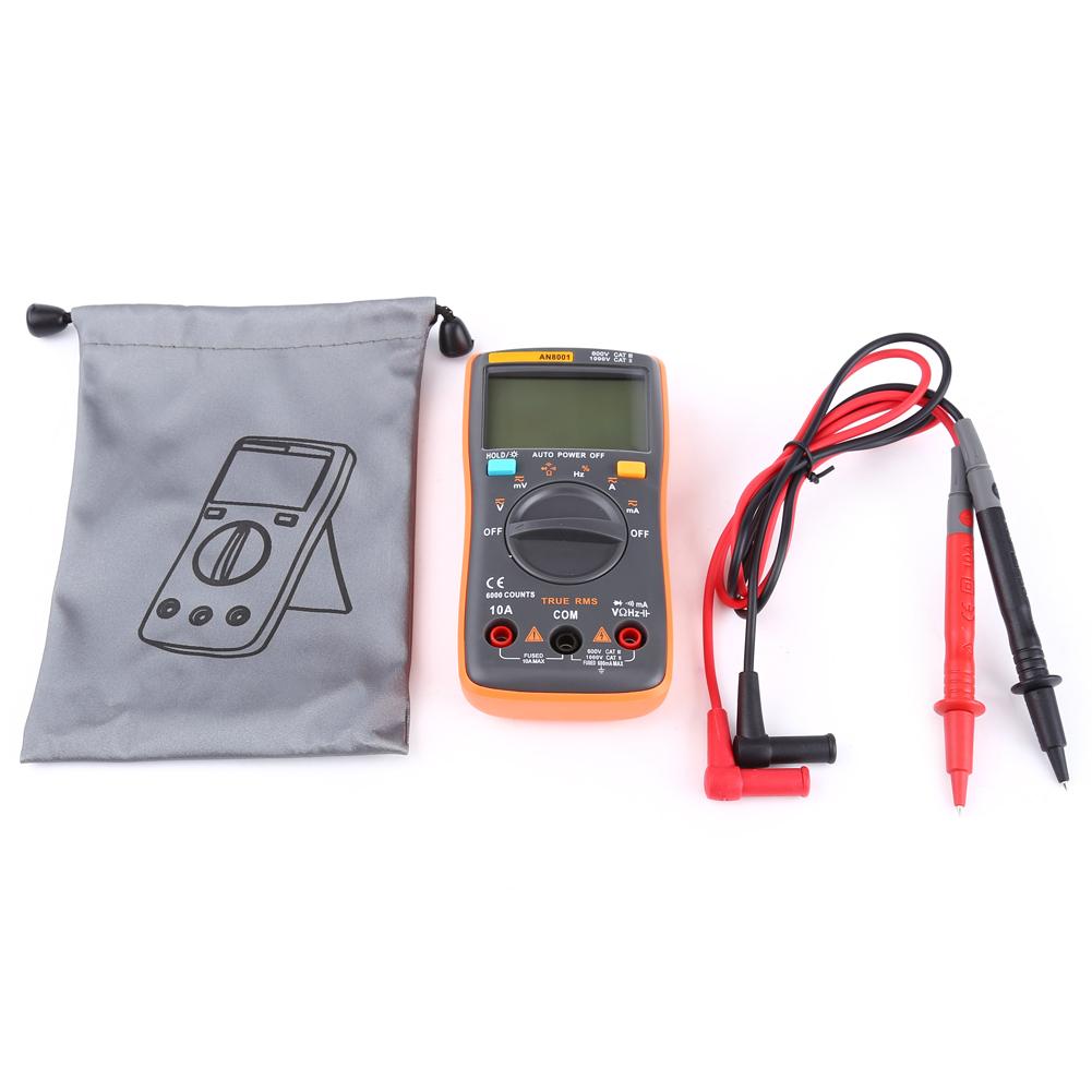 

Портативний цифровий мультиметр ACDC амперметр вольтметр омметр 6000 відліків підсвічування