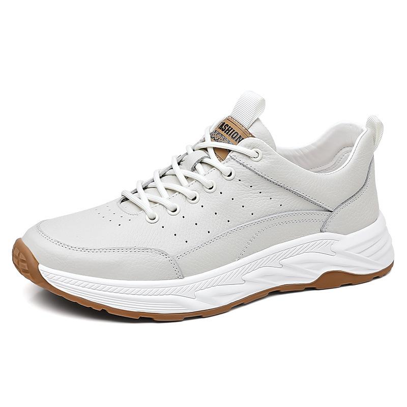 The First Layer of Cowhide Summer New Men's Leather Shoes Genuine Leather Sports Shoes Men's Casual Men's Shoes European Trend Shoes Soft
