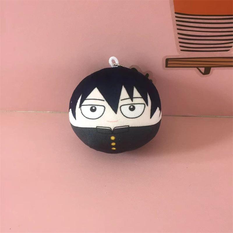 7cm Mob Psycho 100 Pluche Speelgoed Cartoon Schattig Zacht Gevuld Anime Sleutelhanger Kageyama Shigeo Poppen Voor Kind Verjaardag Kerstcadeau