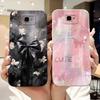 For Samsung Galaxy J4 Core J4+ Beautiful Bow Rose Painting Phone Case For Samsung J4 Plus J4Core Soft Silicone Cases
