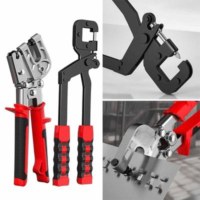 Durable Alloy Keel Clamp Flat Hole Heavy-Duty Keel Crimping Pliers Fastening Stud Crimper Ceiling Installation