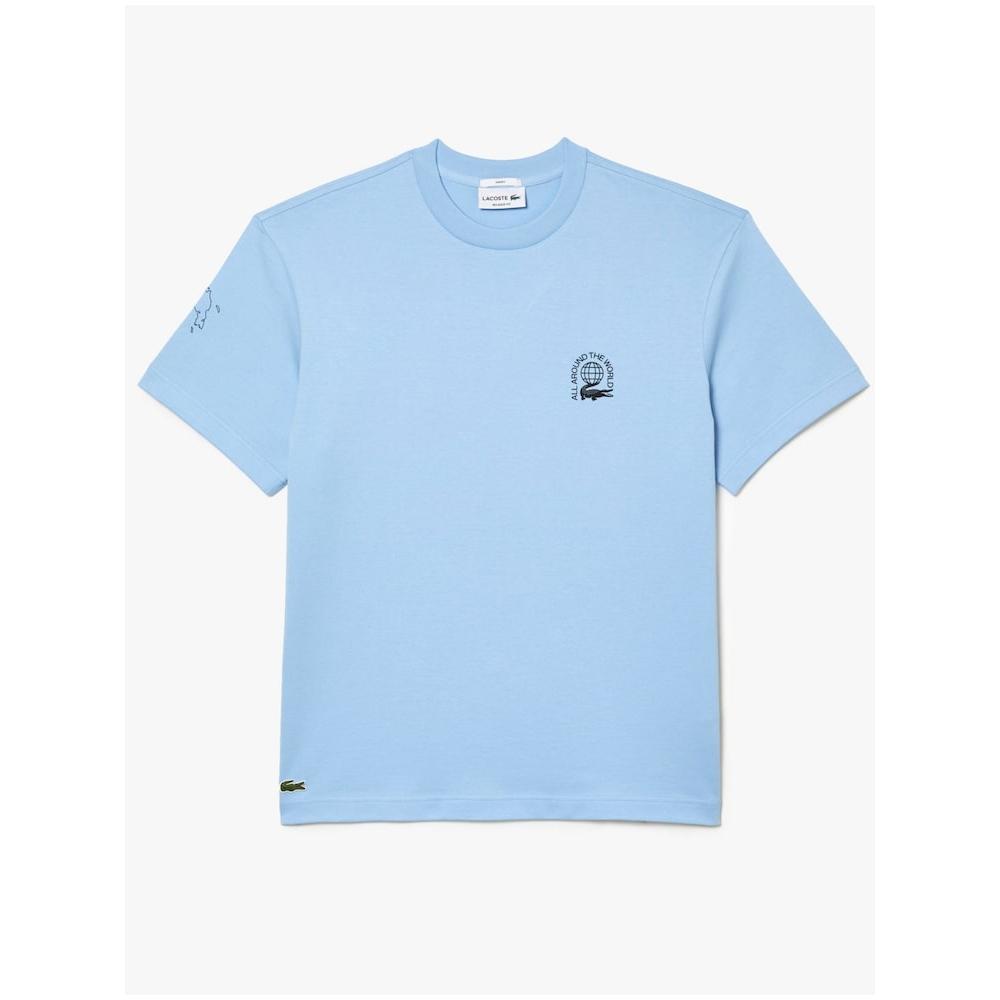 

Lacoste Мужская футболка с рисунком карты мира TH8047 53G HBP Q2NTH8047 53GHBP