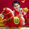 Horse Doll 2026 Chinese New Year Zodiac Horse Doll Plush Toy Multiple Sizes Red Auspicious Blessings Fortune Doll
