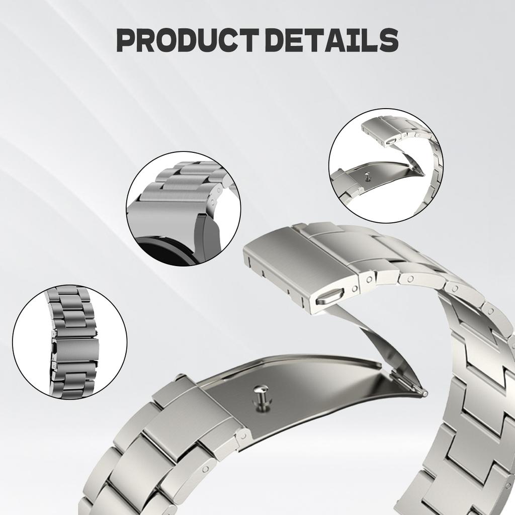 Geen Kieren Snel Passend RVS Bandje Voor Samsung Galaxy Watch 6 Classic 43 47mm Voor Galaxy 6 5 4 44 40mm 5 Pro 45mm Armband