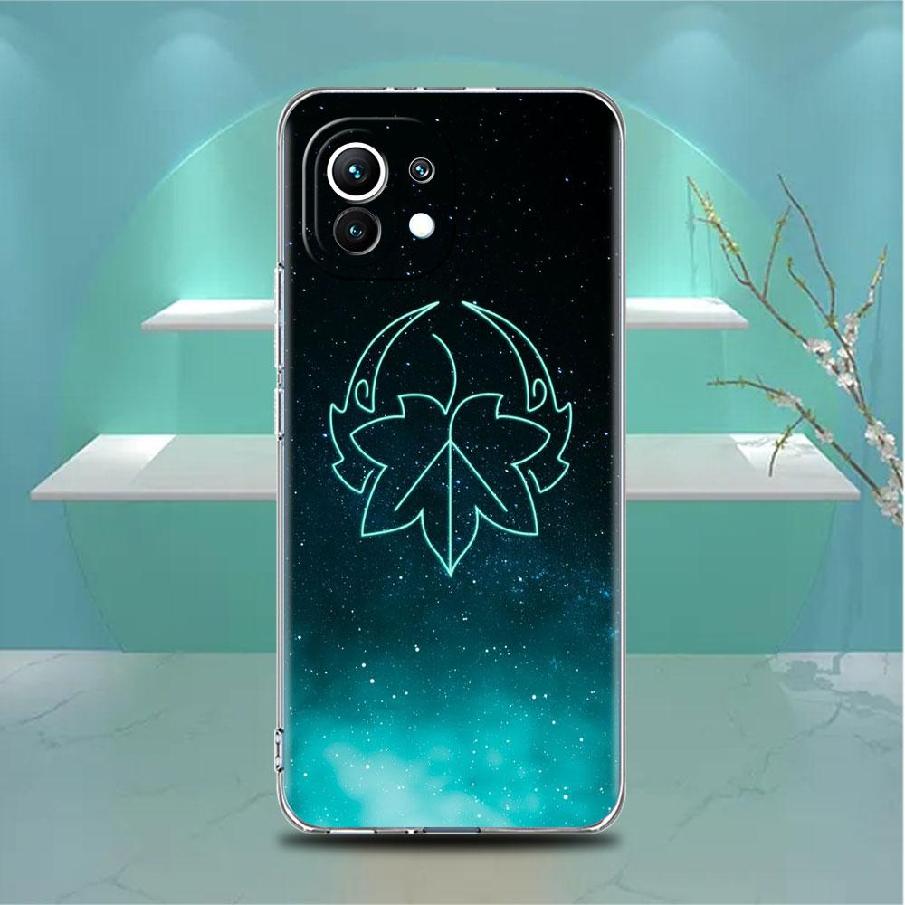 

Прозрачный чехол для Xiaomi Mi Poco X3 NFC M3 Pro F3 F1 11 Lite 12 Note 10 11T 9T, прозрачный чехол для телефона Genshin Impact Redmi Note 9S