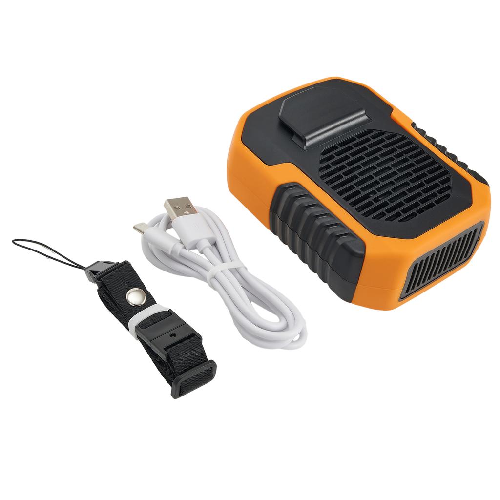 Waist Clip Fan 6000mAh ABS Hand-Free Neck Hanging Cooler