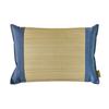 Hagiwara Rush Flat 32 X 22 X 10 Kurashiki Cool Japanese-made Pillow, Blue, Approx. Cm, "Setonoto Series", Canvas, Plain, Summer,