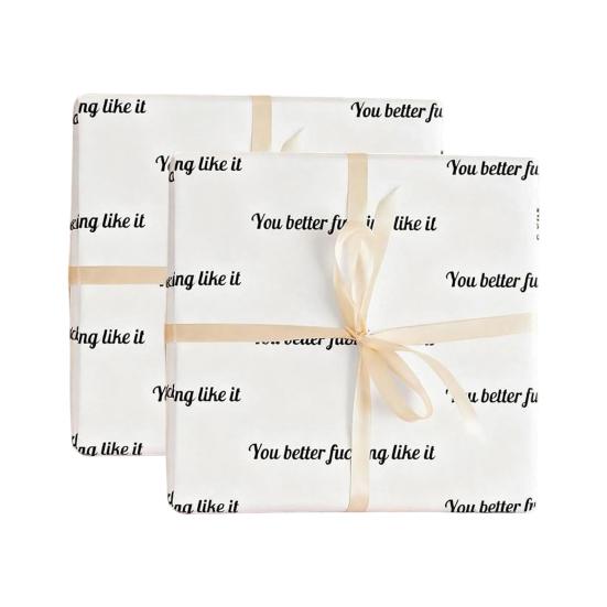 Beğensen İyi Olur Hediye Kağıdı Komik Kaba Yetişkinler İçin Alaycı Doğum Günü Noel Tatili Parti Ambalajı Erkekler Kadınlar İçin