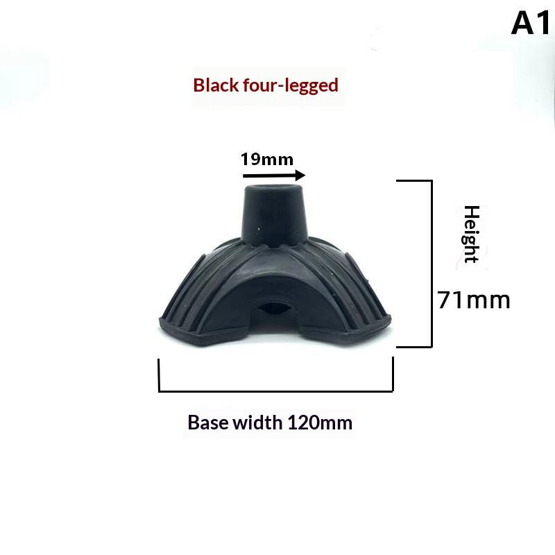 19/22Mm Canes Self Standing Protect End Cover Eldder Walking Stick Rubber Non-Slip Pad End Bottom Cap Shaped Tip Replacement