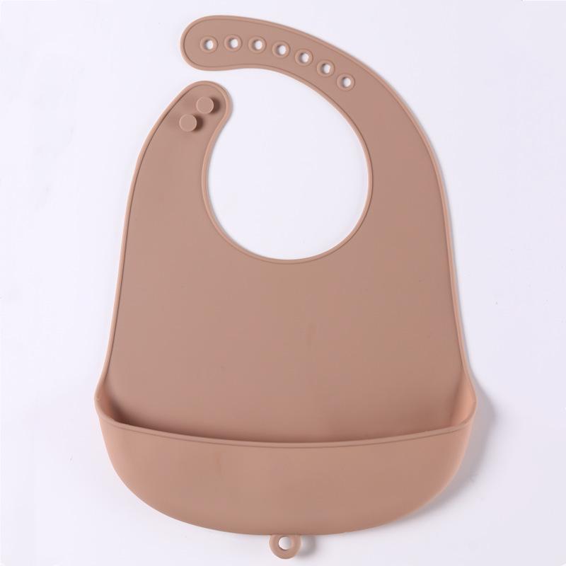 1/2pcs Food Grade Infant Eating Bibs Simple to Clean Baby Drool Towels Waterproof Children