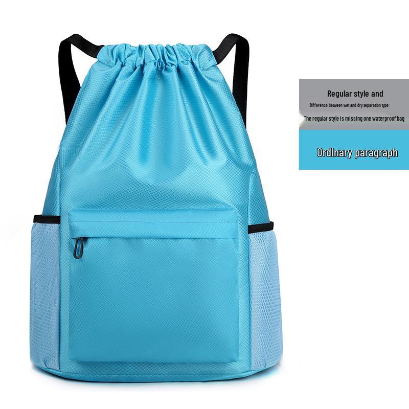 Portable Fitness Drawstring Backpack for Sports, Training, and Events