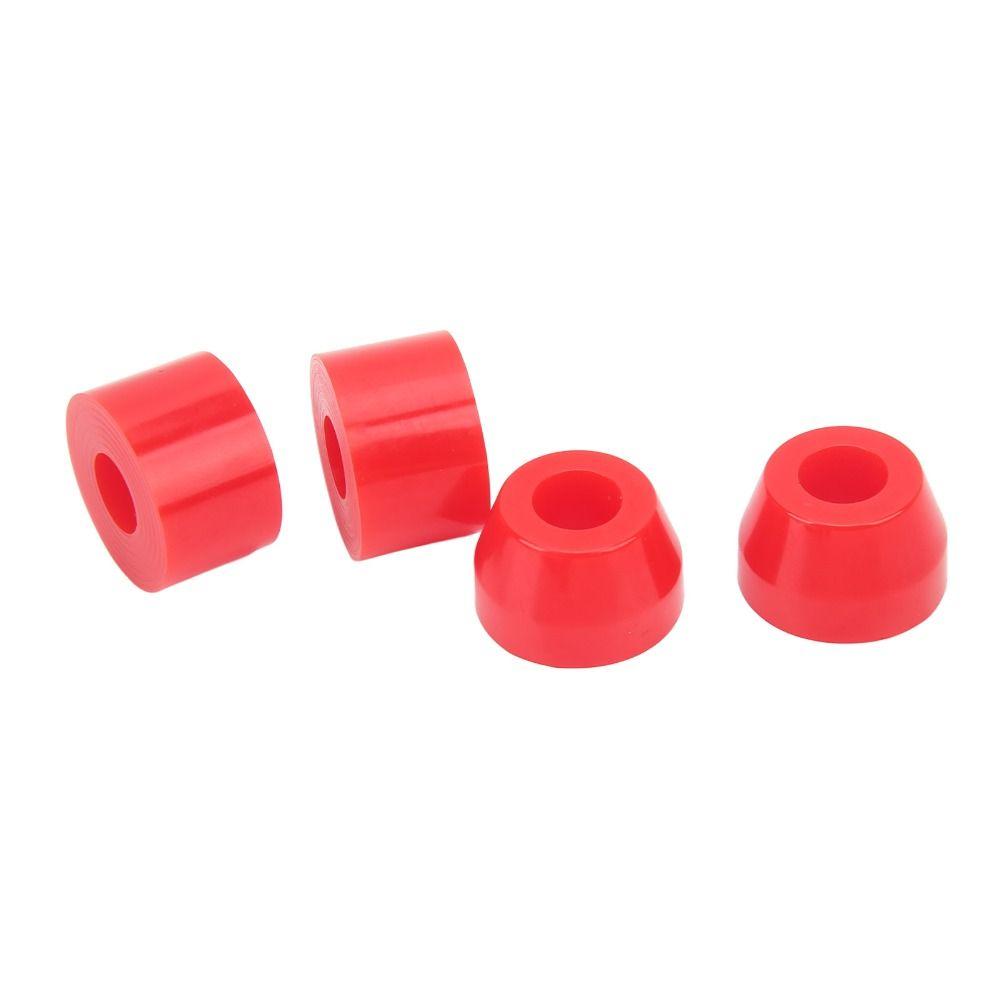 Hållbar 90A Skateboard Stötdämpningssats PU Lättviktiga Dämpande Bussningar Skateboard Bussningsset 4 Hjulsskateboard