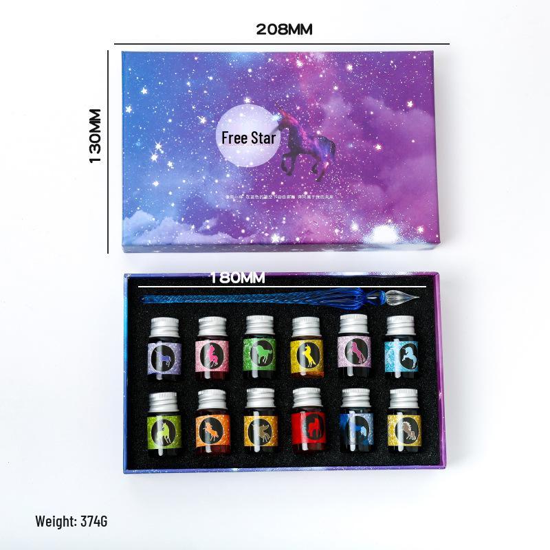 

Набор хрустальных ручек с градиентом «Звездное небо» - Подарок для студентов и бизнеса