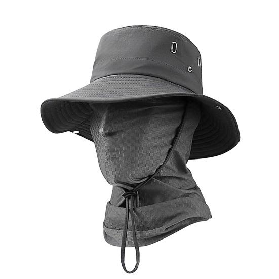 Ice Silk Fishing Hat Fabric Sun Breathable Quick-Drying Hat