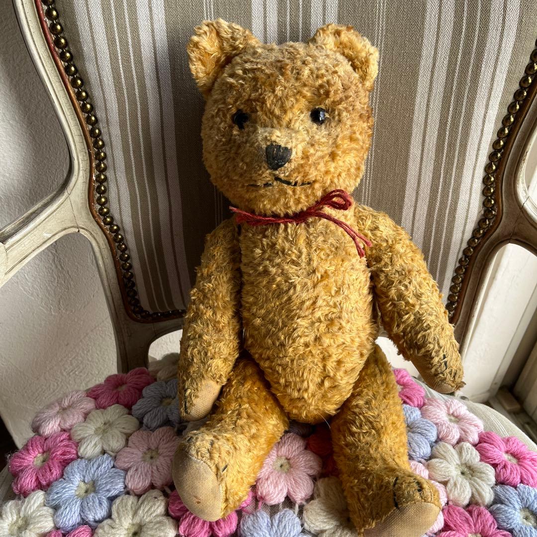 

[Б/У] Антикварный Винтажный Плюшевый Мишка, Германия, 40 см