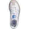 adidas Originals SAMBA OG Bequem Abriebfest Niedrig geschnitten Kinder Skateboard Schuhe Weiß Blau JI2010