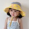Children'S Large Brim Sun Protection Summer Thin Mesh Breathable Fisherman Hat Kindergarten Hat Girl Baby Sun Hat