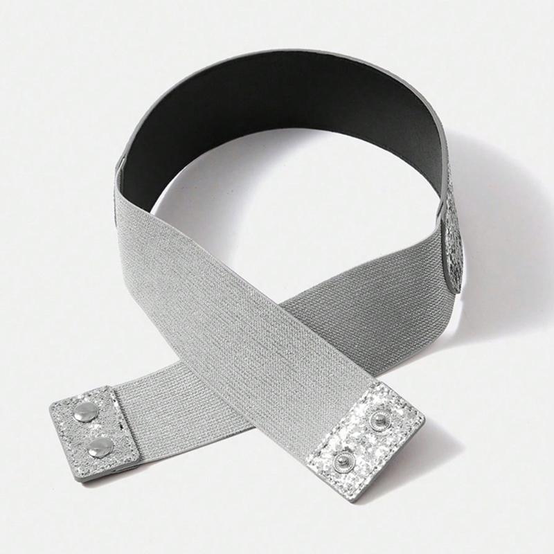 Unique Waist Belt Oversized Underbust Glittering Belt for Stage Dancers Costume Jewelry Waist Body Jewelry Trendy Belt