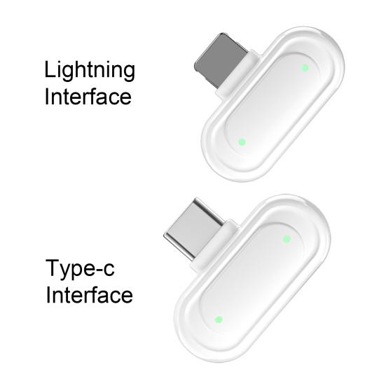 Mini Wireless Lavalier Microphone for Phone/PC/Tablets Noise Reduction Mic with USB-C Port Portable Clip Lapel Microphone for Video Recording Podcast