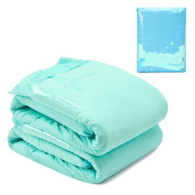 LittleForBig Adult Diapers, Pants Type, Solid Color, Thick, High Absorption, Tape Type, 2-Pack, Green, Size L
