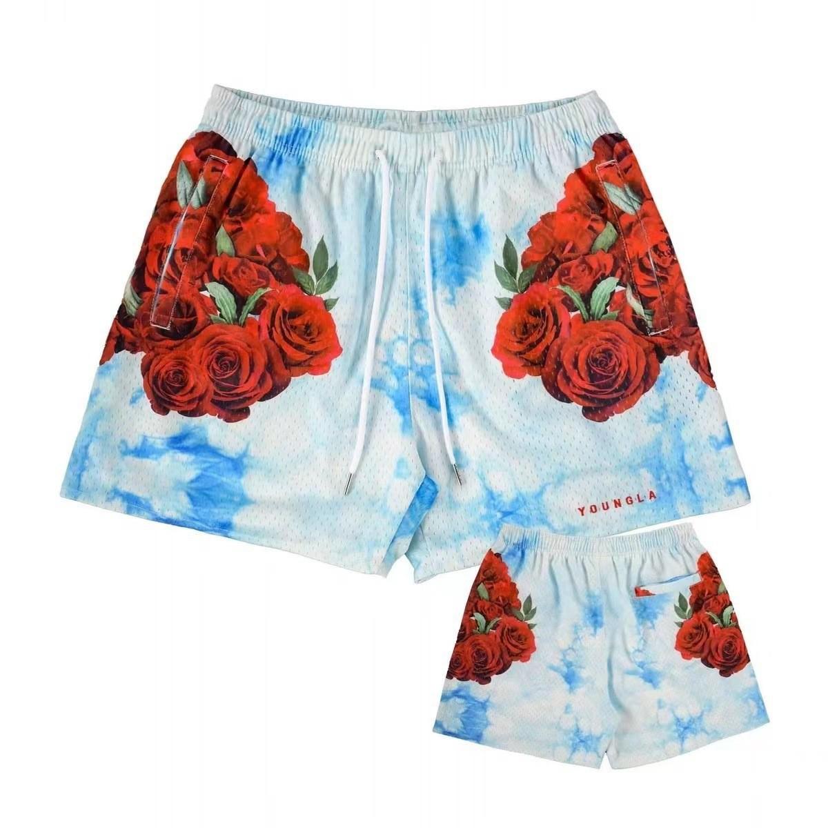 

Мужские американские быстросохнущие баскетбольные шорты - Дышащие, пятиточечные кампусные фитнес-брюки M