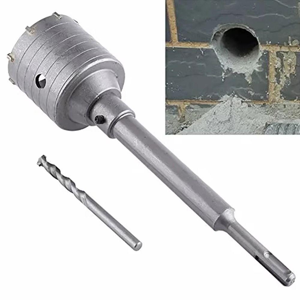 30-68mm Wall Hole Saw with Round Shaft Fast Drilling Hammer Drill Bit Set Concrete Wall Hollow Drill Bit