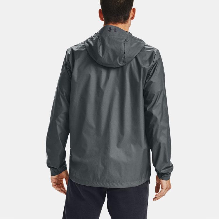 Under Armour Forefront Yağmur Antrenman Ceketi Erkek Saha Grisi 1321439-012