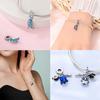 Charm Plata Originales Owl Penguin Turtle Bead Charms for Charm Bead Charms copper Bracelets Bead Charms Jewellery Making Womens Gift