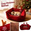 Weihnachten und Hundebett