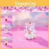 Cute And Colorful Resin Unicorn Figurines For Miniature Display And Car Decor