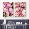 Canvas Painting Elegant Peony Flower Phrase Poster And Print Wall Art Picture For Living Room Home Decoration Nordic Decor