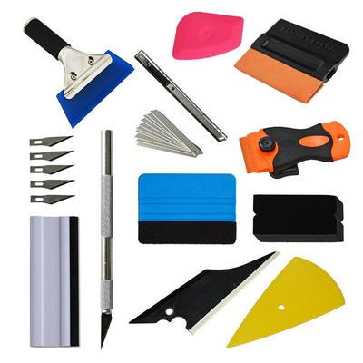 12Pcs Car Wrap Vinyl Scrapers High Quality Car Wrapping Tools Kit  Profession Window Tinting Car Gadgets Universal Accessories